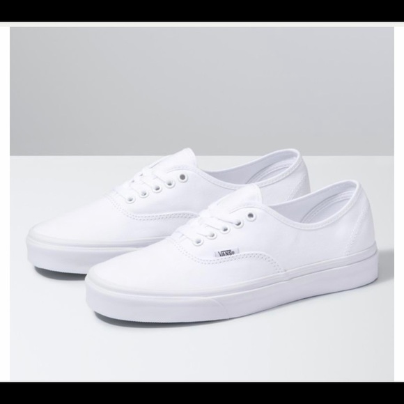 Vans Shoes - NWOT Vans All White Authentic